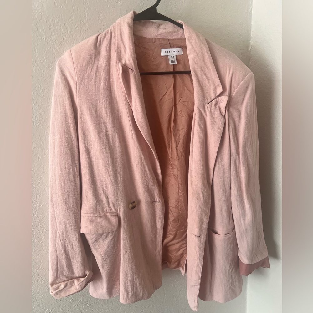 Pink blazer